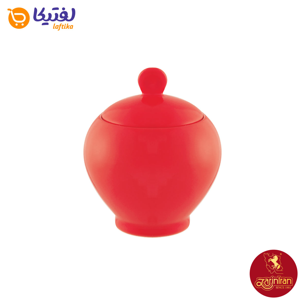 قندان چینی زرین ایتالیا اف طرح گیلاس