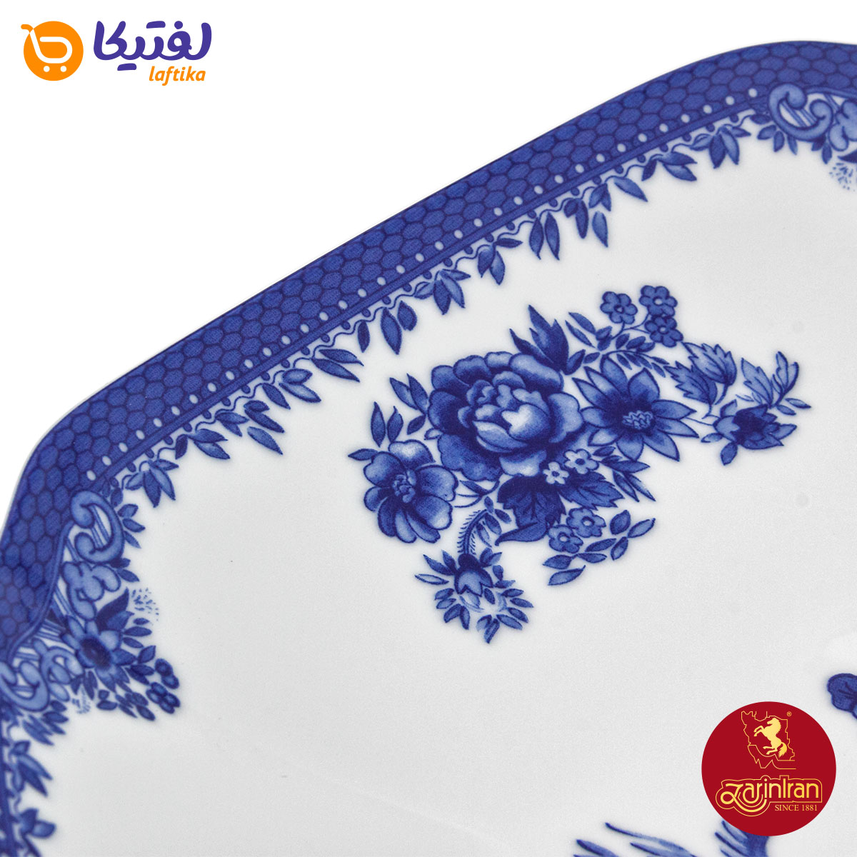 دیس هگزان چینی زرین طرح فلورانس سایز 38