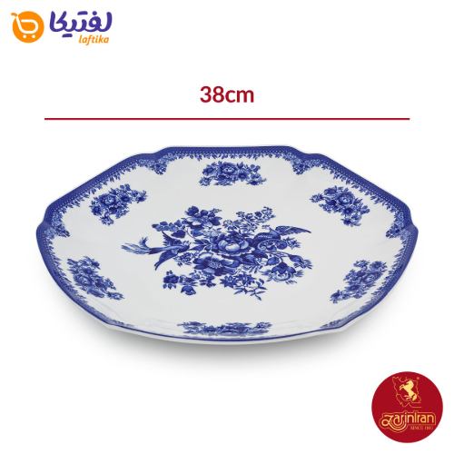 دیس هگزان چینی زرین طرح فلورانس سایز 38