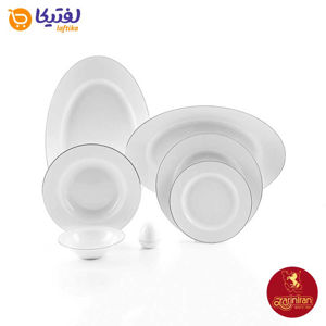 قیمت چینی زرین سرویس 6 نفره غذاخوری ایتالیا اف طرح سمن