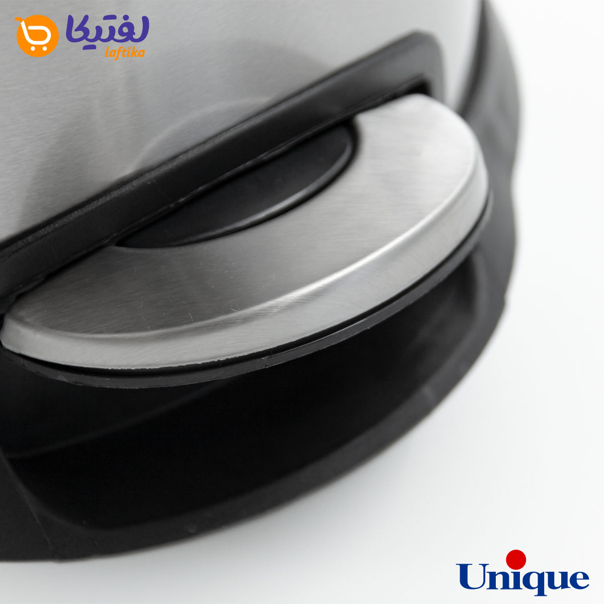 سطل زباله استیل 12 لیتر با آرام بند یونیک UN-4420