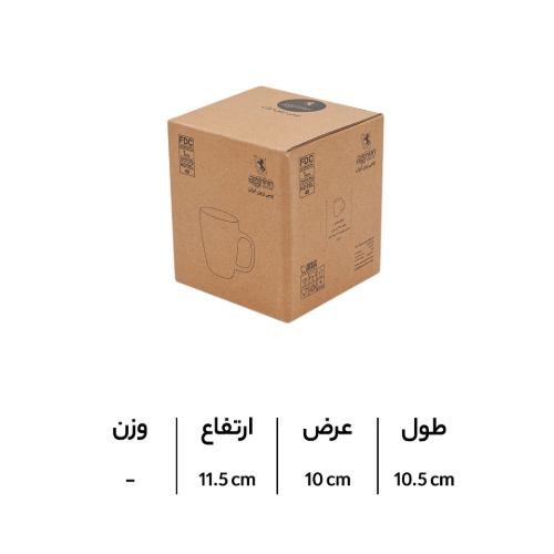 ماگ دسته دار چینی زرین سوئدی طرح وگاس