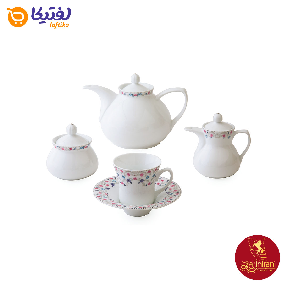 سرویس چینی زرین شهرزاد طرح باغستان با کارایی بالا