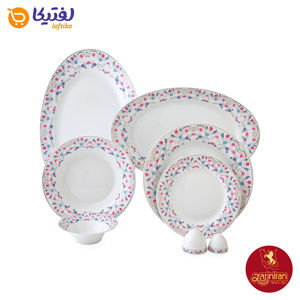 سرویس چینی زرین شهرزاد طرح باغستان