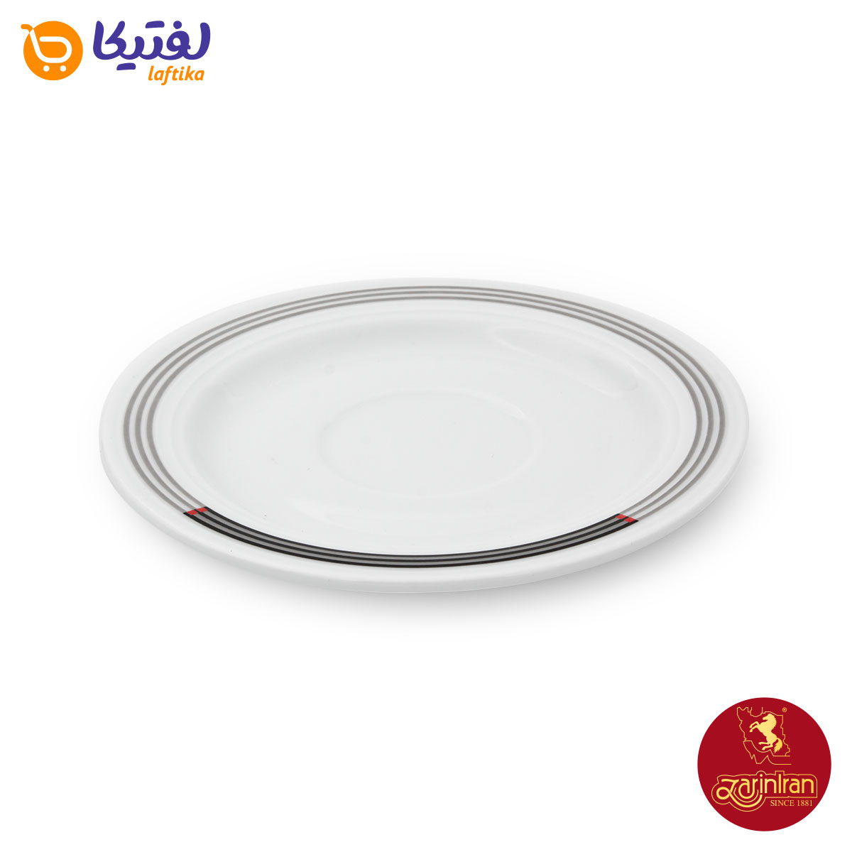 نعلبکی چینی زرین هتلی 49 سایز 16 طرح وگاس