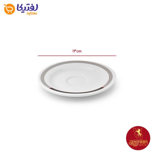 نعلبکی اسپرسو چینی زرین هتلی 49 سایز 13 طرح وگاس
