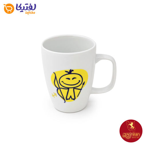 ماگ چینی زرین سوئدی طرح زودیاک ماه تولد آذر 335 سی سی
