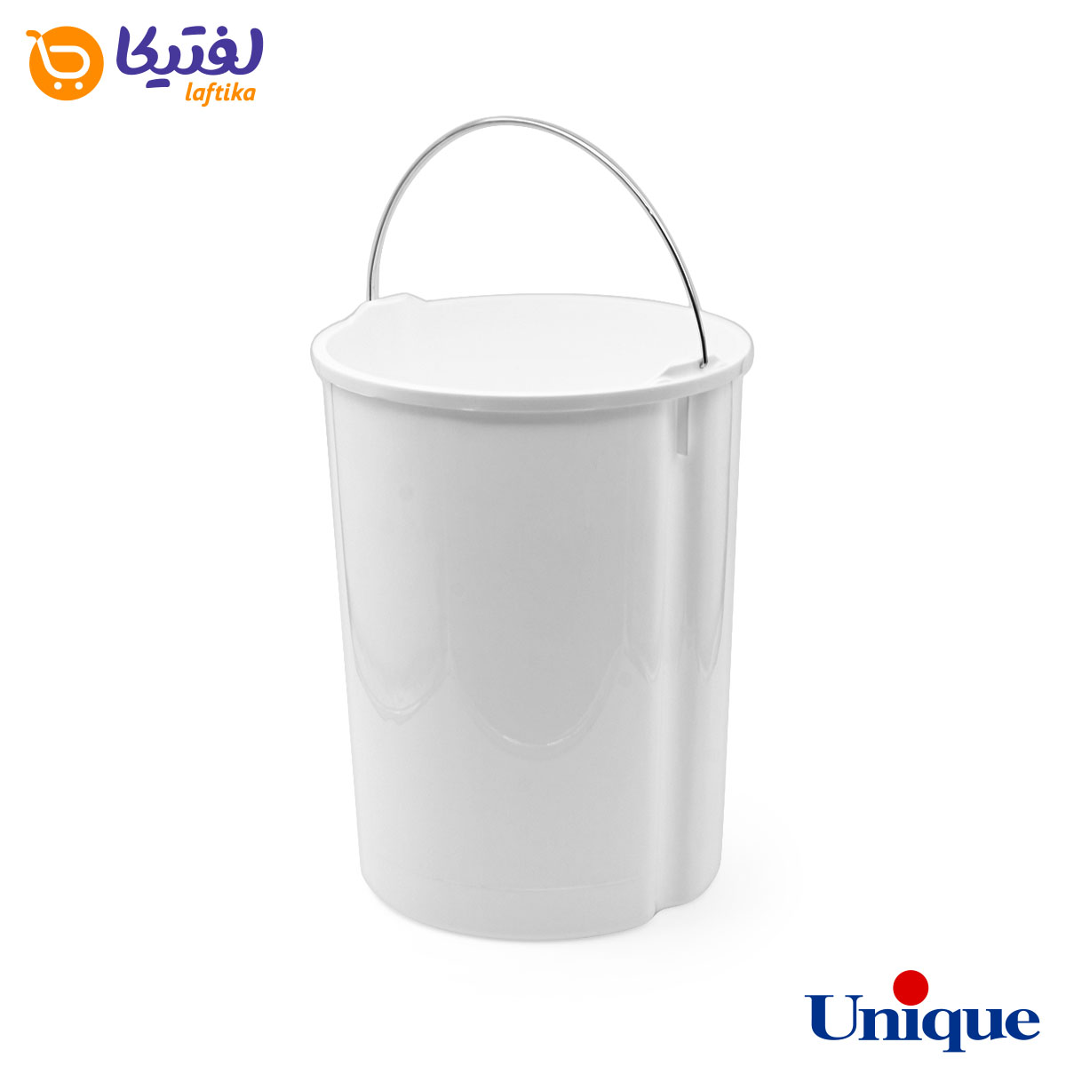 سطل زباله 16 لیتر سفید یونیک UN-4130