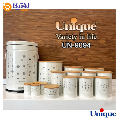 سرویس آشپزخانه یونیک UN-9094 فانتزی الیزابت کرم ستاره آویز 16 پارچه