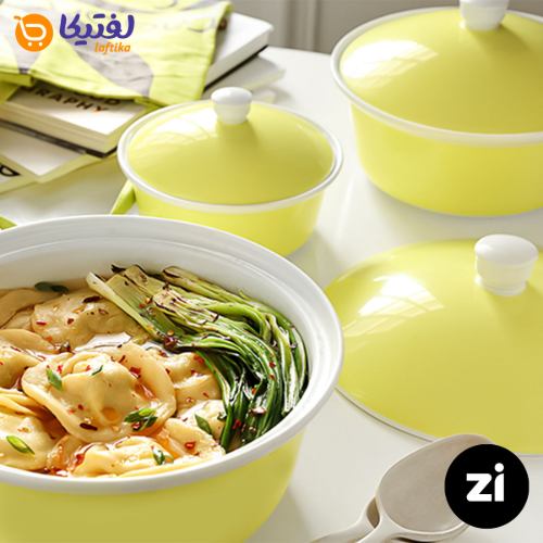 قابلمه کوچک چینی زرین سایز 16 سفید