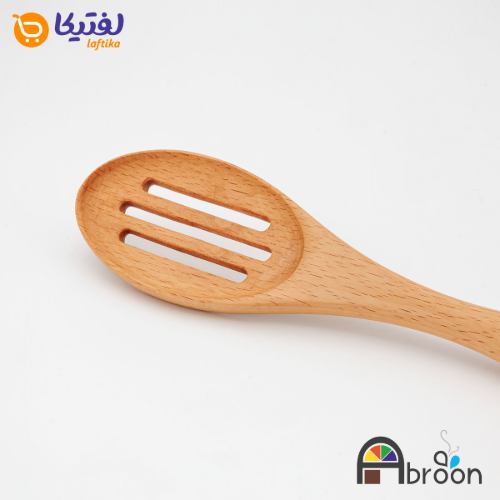 سرویس کفگیر و ملاقه آبرون چوبی 6 پارچه AW510