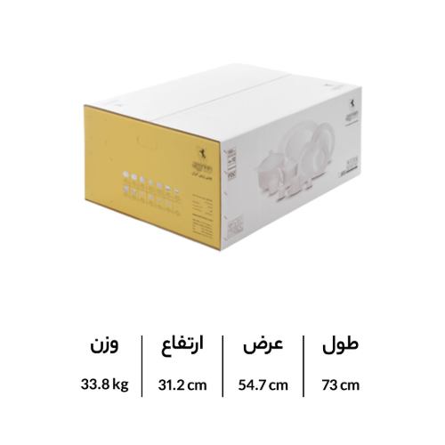 سرویس چینی زرین رادیانس توسکانی 12 نفره 102 پارچه
