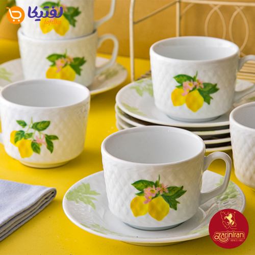 سرویس چینی زرین طرح لیمو