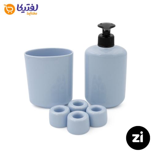 ست سرویس بهداشتی چینی زرین زی هایگن طرح یاس مناسب برای مصارف روزمره