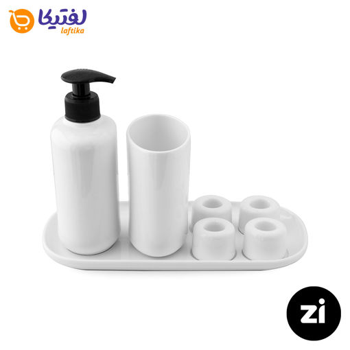 سرویس بهداشتی چینی زرین Zi هایگن آداجیو سفید 7 پارچه