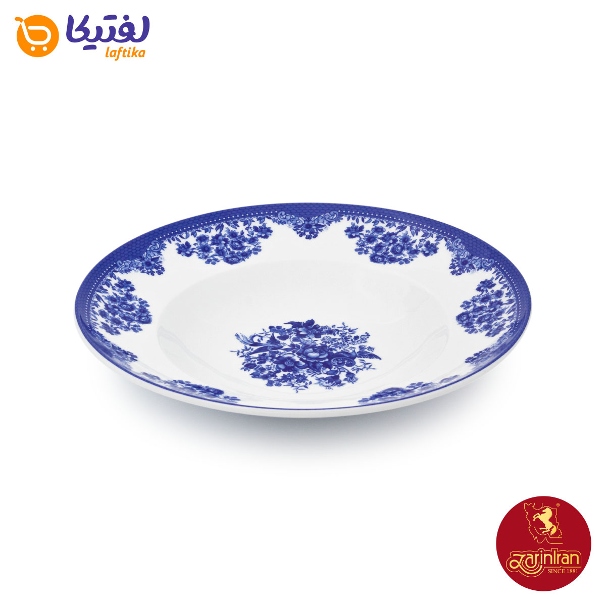 ظرف پاستا (بشقاب گود 30) چینی زرین طرح فلورانس