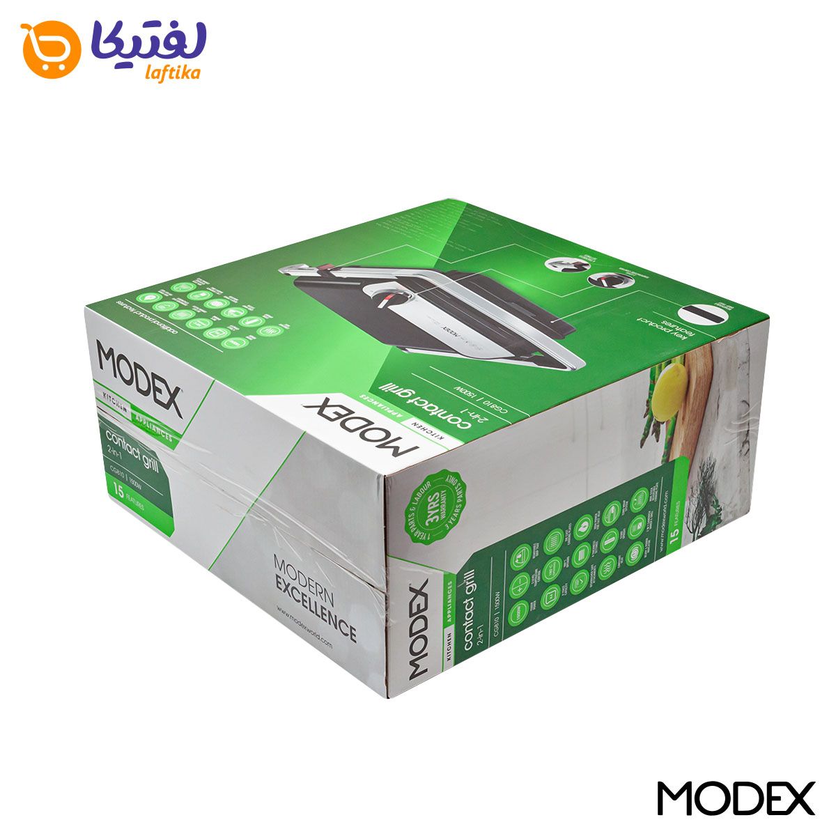 ساندویچ ساز 1500 وات مودکس CG810 با گریل