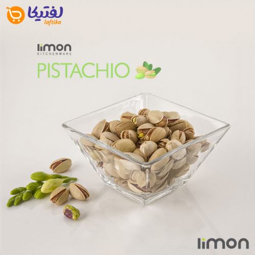 پیاله شیشه ای پذیرایی لیمون مربع 6 عددی 2087