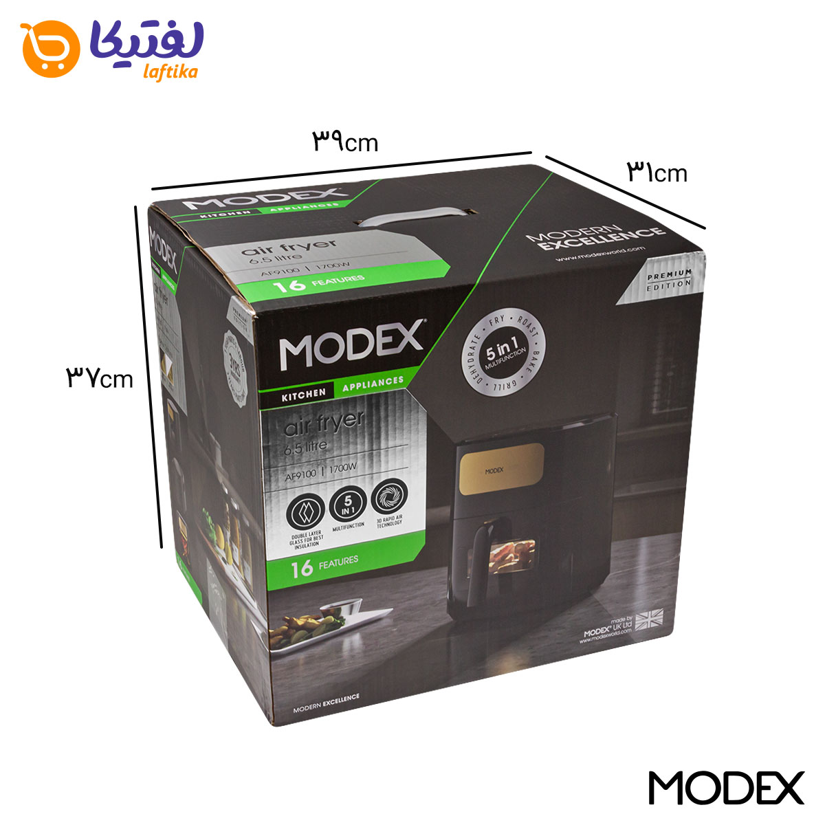 سرخ کن بدون روغن 6 لیتر مودکس AF9100