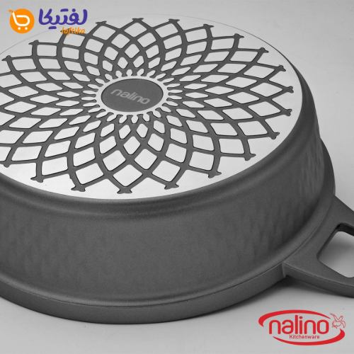 سرویس قابلمه گرانیتی دنیز Deniz نالینو 12 پارچه طوسی