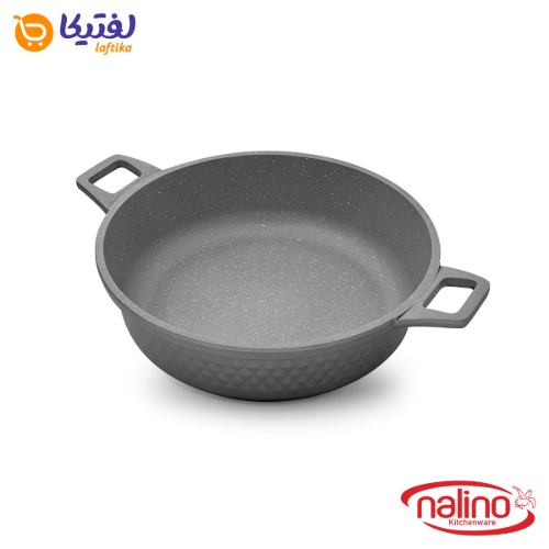 سرویس قابلمه گرانیتی دنیز Deniz نالینو 12 پارچه طوسی