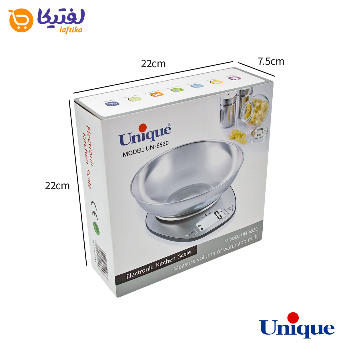 ترازوی یونیک 5 کیلو دیجیتال UN-6520 (وارداتی اصل)