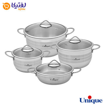 سرویس قابلمه استیل یونیک 8 پارچه UN-9900