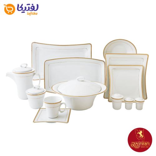 بهترین قیمت سرویس سپینود 12 نفره چینی زرین وینچی
