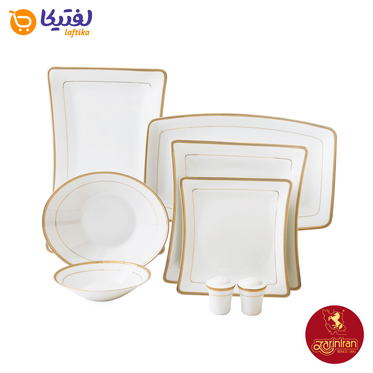 خرید قسطی سرویس سپینود 12 نفره چینی زرین وینچی