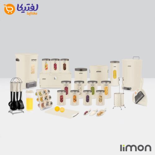 خرید اقساطی سرویس آشپزخانه لیمون گرد 36 پارچه درب شفاف