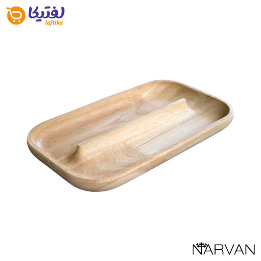 جای قاشق و چنگال چوبی نارون بزرگ 30 میل R3011