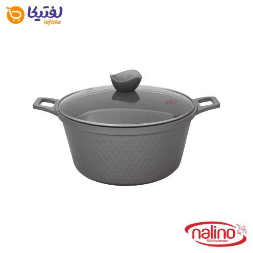 قابلمه گرانیتی نالینو مدل دنیز سایز 28 طوسی