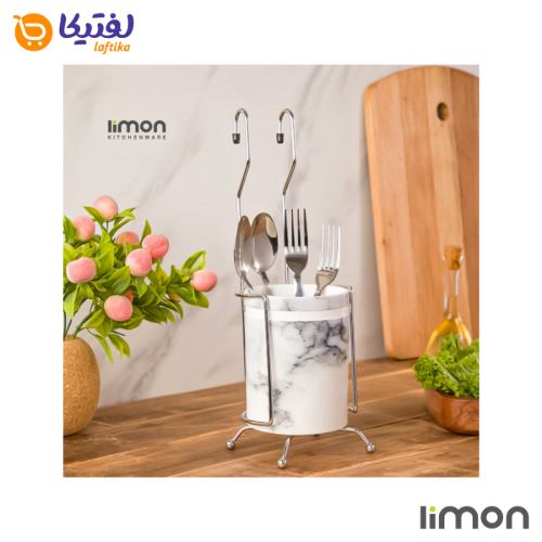 جا قاشقی آویز طرح ماربل لیمون
