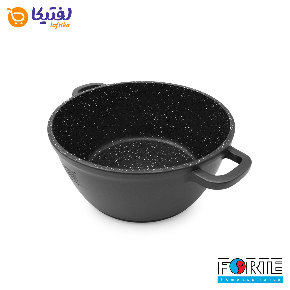 سرویس قابلمه گرانیتی 14 پارچه فورته Forte مدل پریما بادمجانی