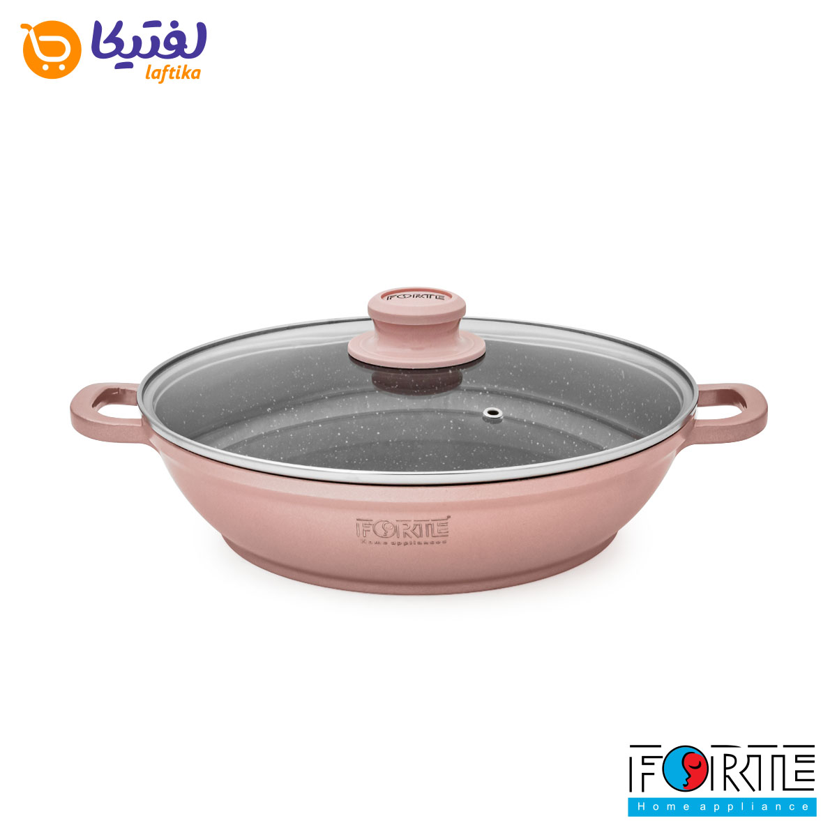 سرویس قابلمه گرانیتی 14 پارچه فورته Forte مدل پریما رزگلد