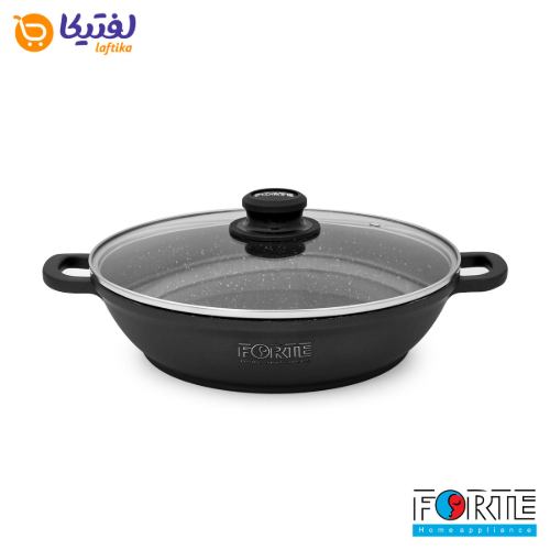 سرویس قابلمه گرانیتی 14 پارچه فورته Forte مدل پریما مشکی