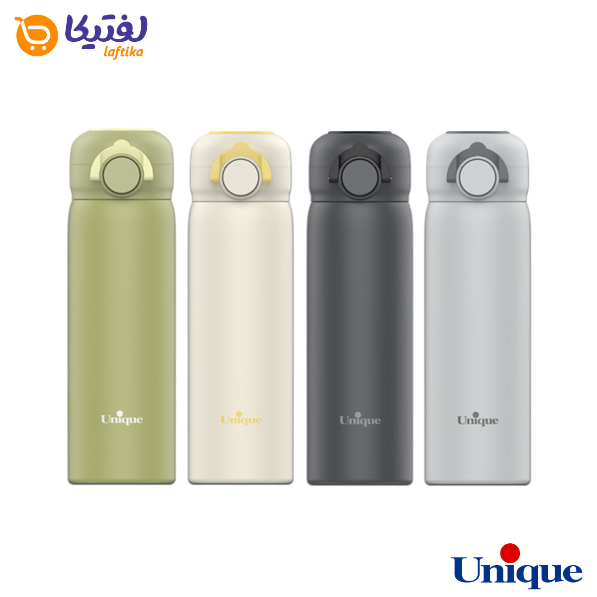 فلاسک 450 میلی لیتری یونیک دکمه ای رنگی UN-1999