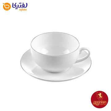 سرویس سرو کاپوچینو و لاته چینی زرین طرح سمن  12 پارچه