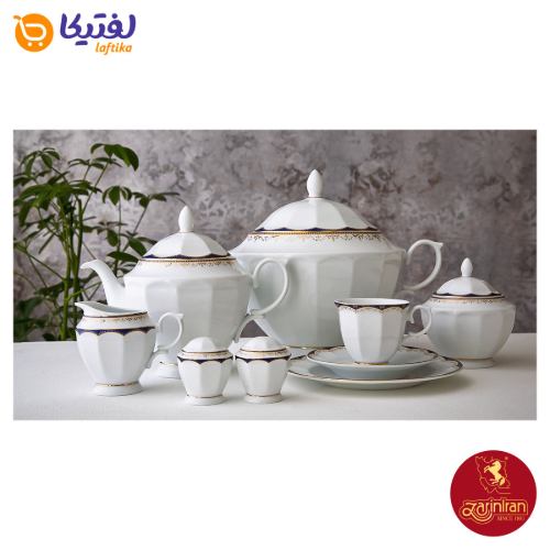 سرویس چای خوری نئوکلاسیک طرح النور 12 نفره 103 پارچه