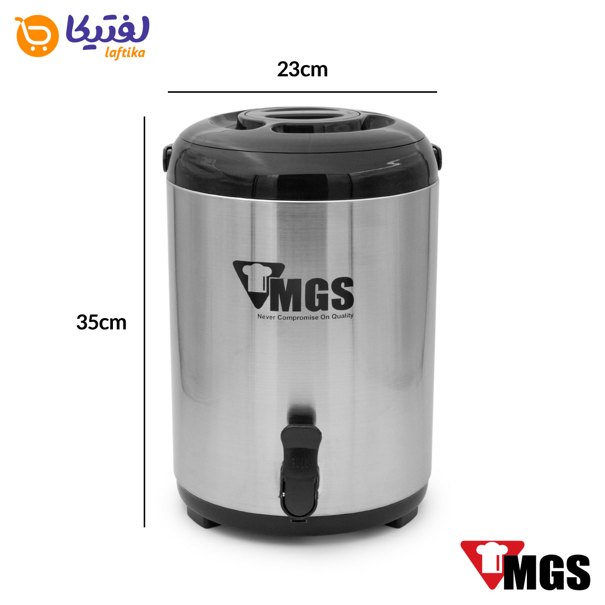 کلمن استیل MGS ام جی اس 10 لیتر