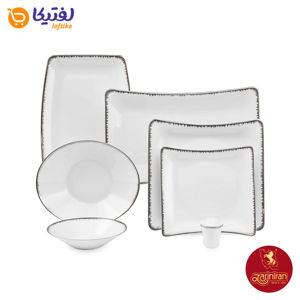 سرویس با کیفیت چینی زرین وینچی رویال پلاتینی 6 نفره 30 پارچه