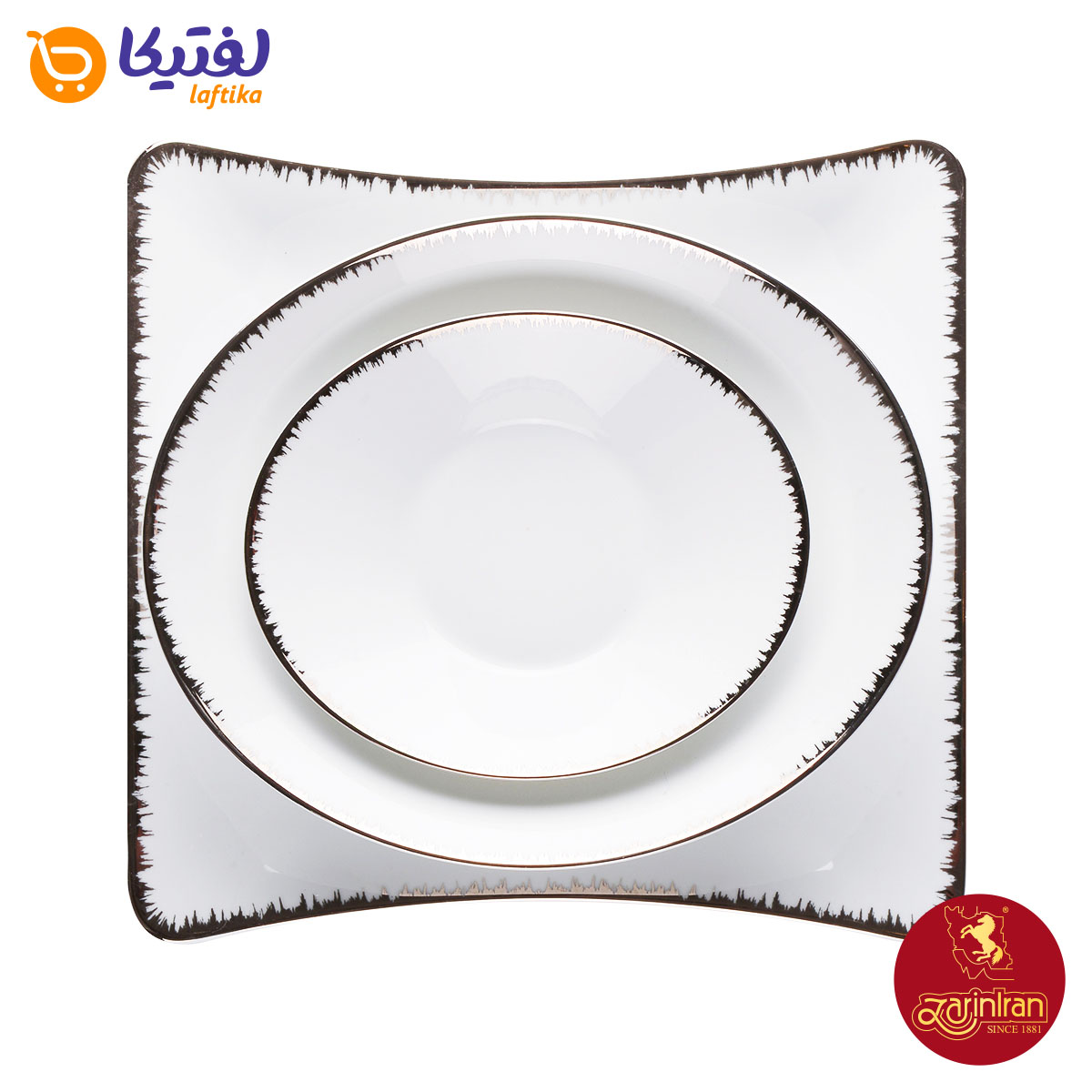 قیمت سرویس چینی زرین وینچی رویال پلاتینی 6 نفره 30 پارچه