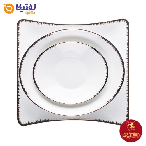 قیمت سرویس چینی زرین وینچی رویال پلاتینی 6 نفره 30 پارچه