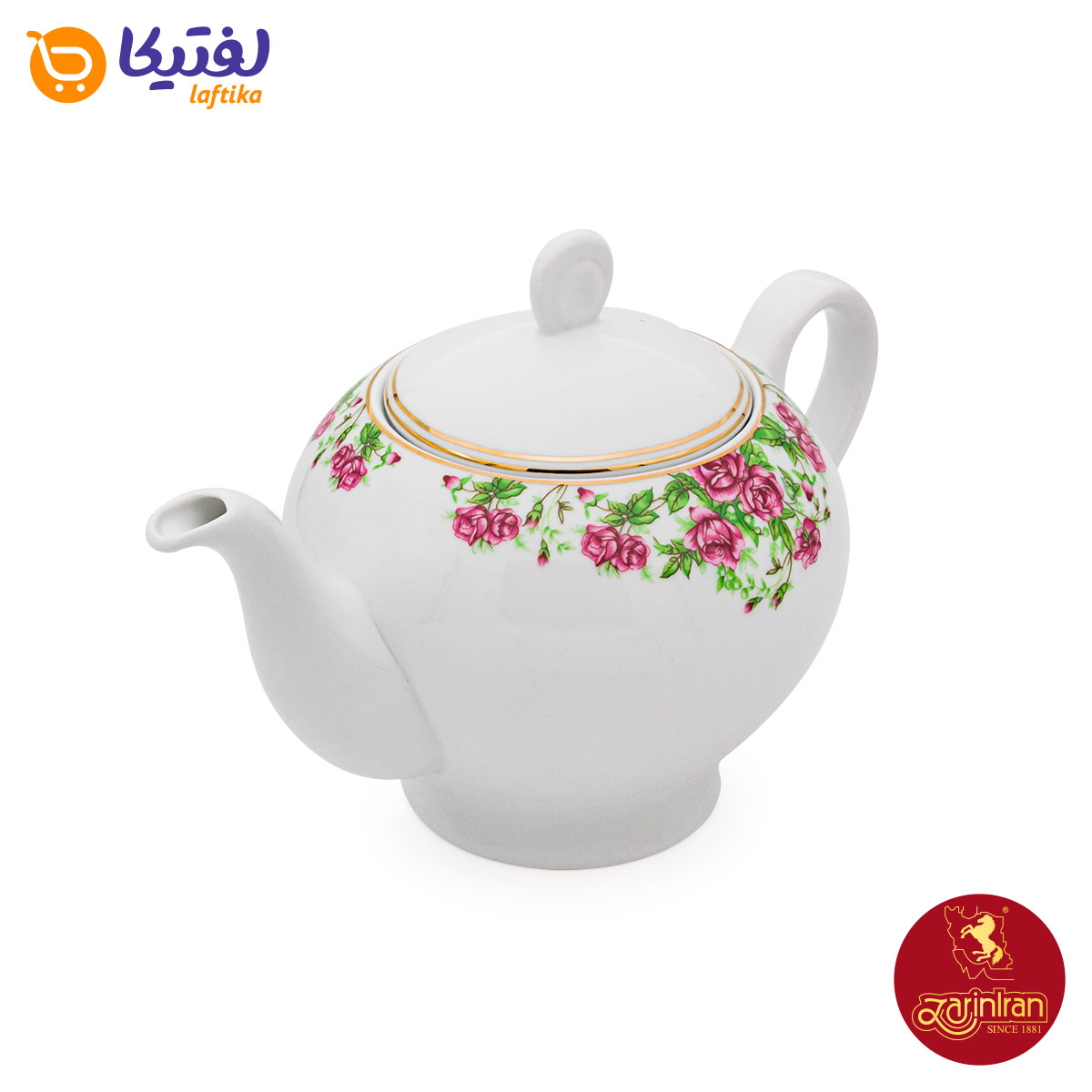 چینی زرین قوری ایتالیا 8 طرح بیدگل