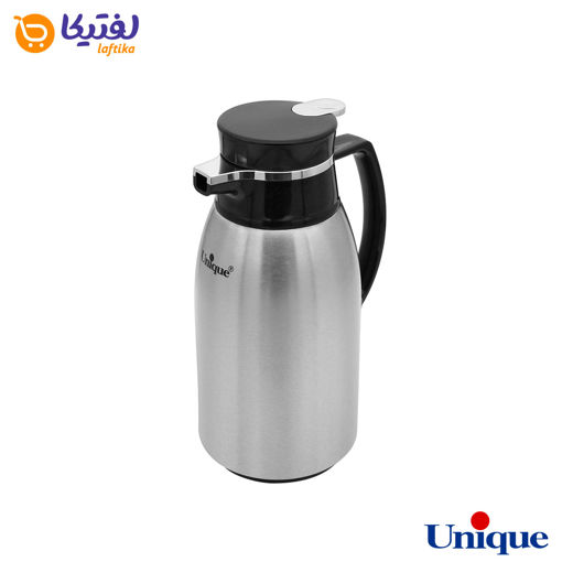 فلاسک یونیک 1 لیتر استیل شیشه صورتی UN-1851