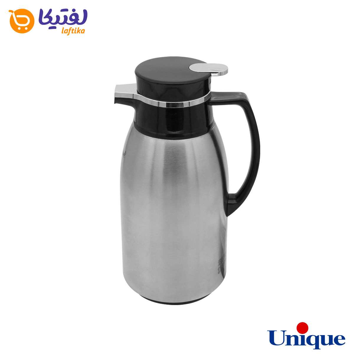 فلاسک یونیک 1 لیتر استیل شیشه صورتی UN-1851