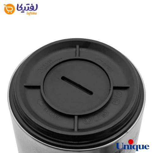 فلاسک یونیک 1 لیتر استیل شیشه صورتی UN-1851