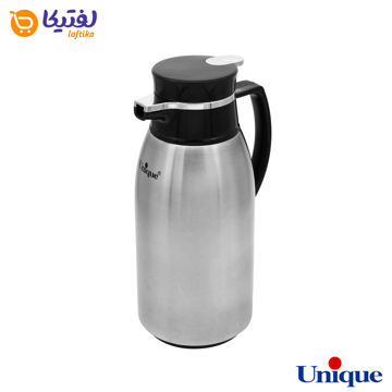 فلاسک یونیک 1.6 لیتر استیل شیشه صورتی UN-1855