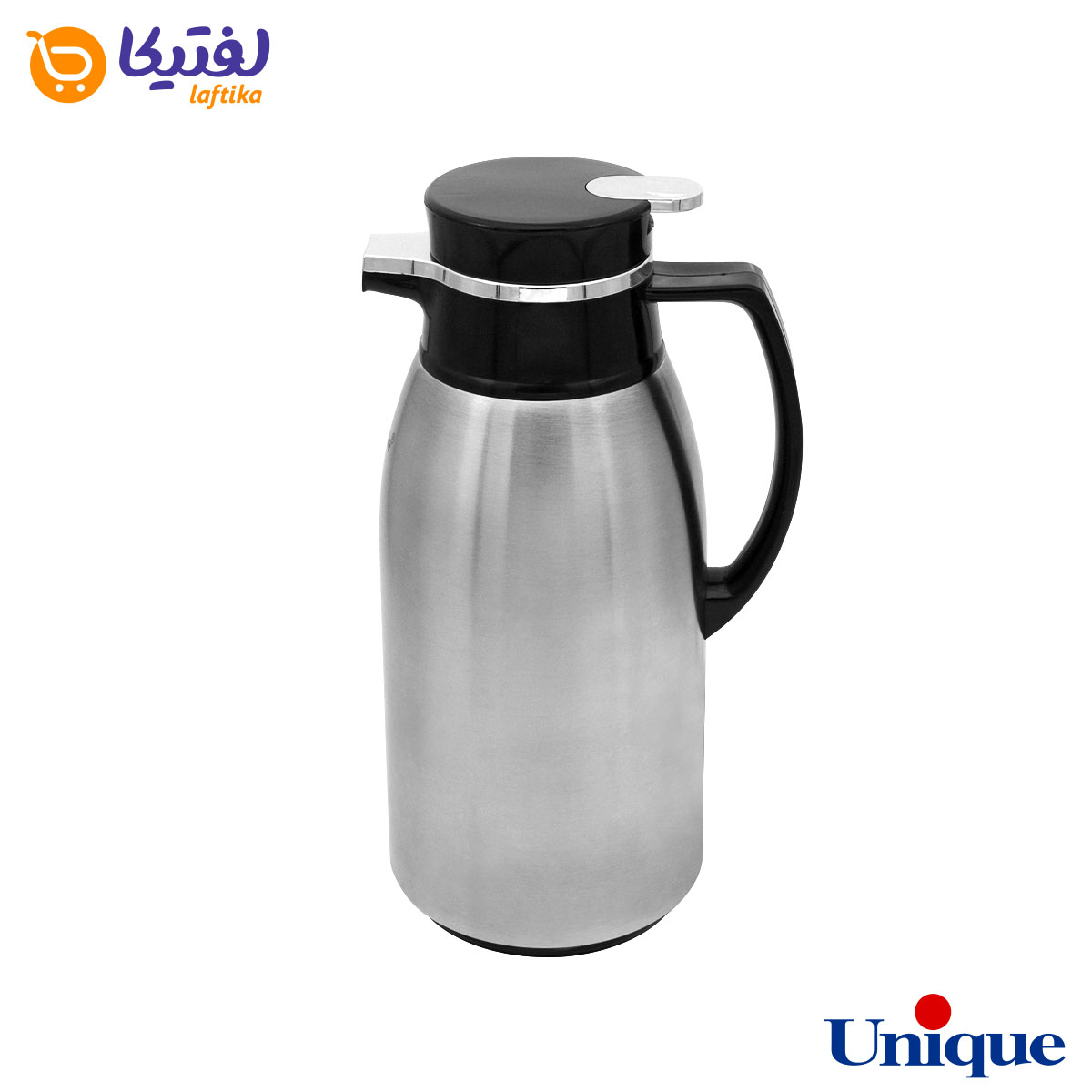 فلاسک یونیک 1.6 لیتر استیل شیشه صورتی UN-1855