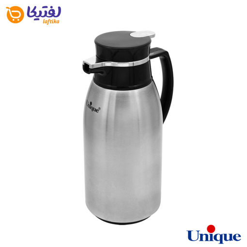 فلاسک 1.9 لیتر استیل شیشه صورتی یونیک UN-1857